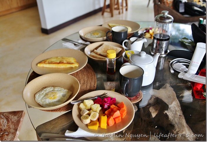 Jungle View Villa Ubud Breakfast