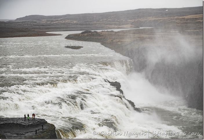 View of the mighty Godafoss from upper viewing area
